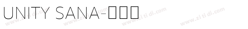 UNITY SANA字体转换 UNITY SANA字体转换